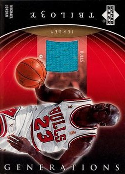 2006-07 Upper Deck Trilogy - Generations Past Memorabilia #PM-MJ Michael Jordan Front
