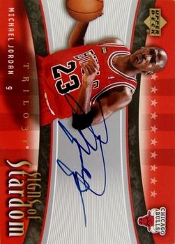 2005-06 Upper Deck Trilogy - Signs of Stardom #SS-MJ Michael Jordan Front