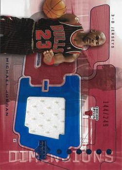 2003-04 Upper Deck Triple Dimensions - 3-D Jerseys #3DJ36 Michael Jordan Front