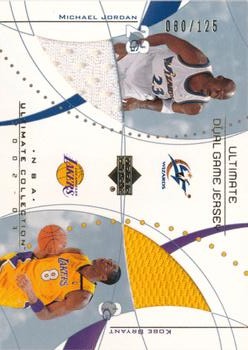 2002-03 Upper Deck Ultimate Collection - Jerseys Dual #MJ/KB Michael Jordan / Kobe Bryant Front