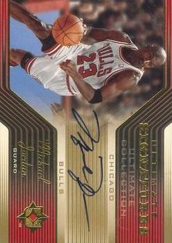 2004-05 Upper Deck Ultimate Collection - Signatures #US-MJ Michael Jordan Front