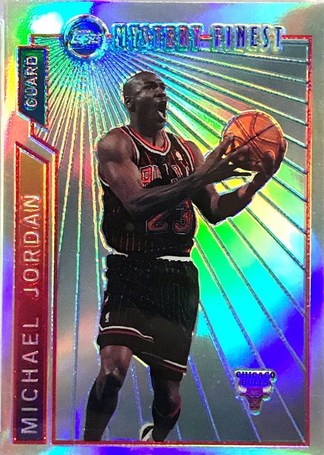 1995-96 Finest - Mystery Finest Bordered Refractors #M1 Michael Jordan Front