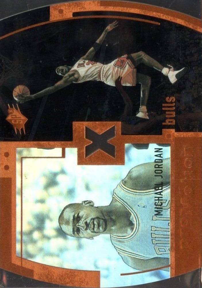 1997 SPx - ProMotion Rounded #PM1 Michael Jordan Front
